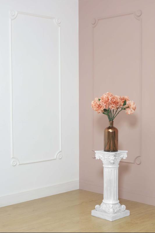 Corner Clásico Blanco y Rosado